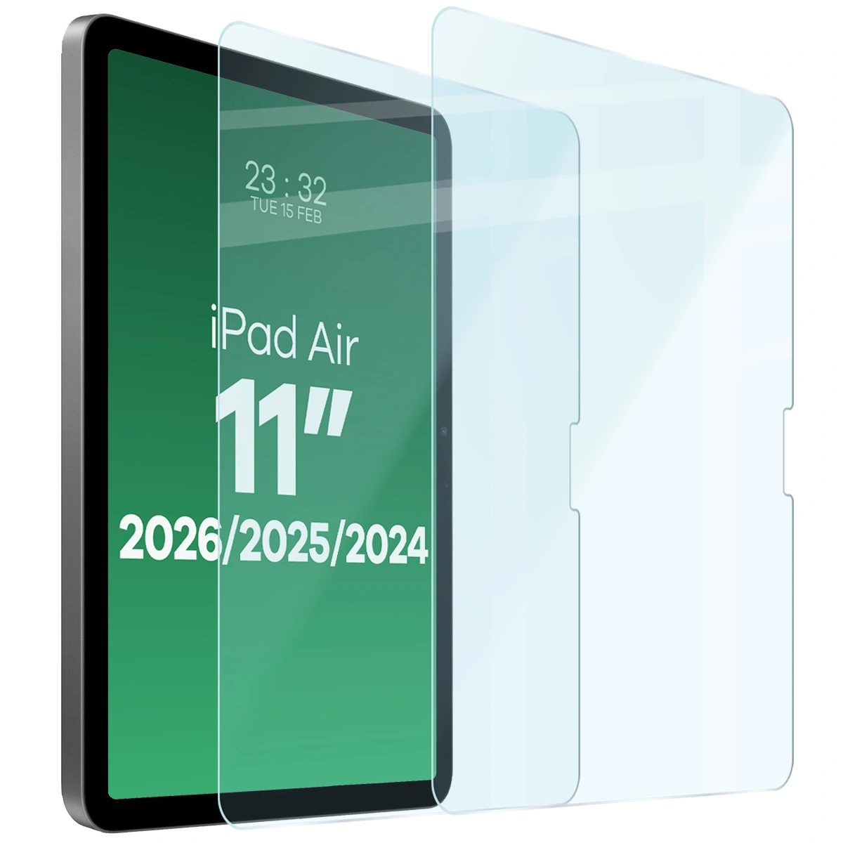 Szkło hartowane Bizon Glass Tab Clear Duo do iPad Air 11